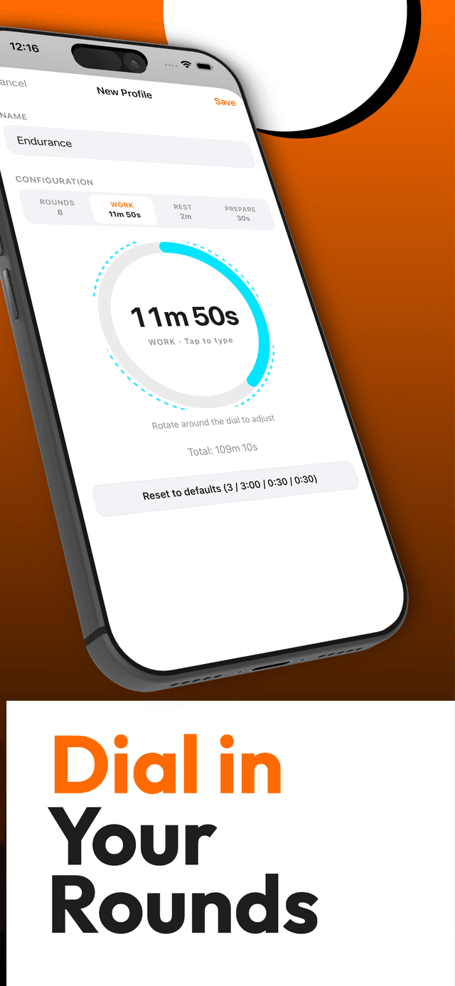Dial configuration for rounds